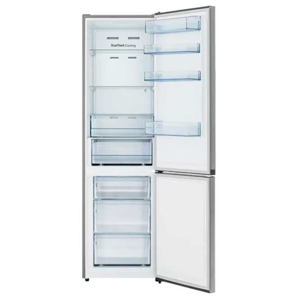 Frigider Hisense RB438N4EC2 cu congelator jos 334 l / 203 cm / Inox photo 3