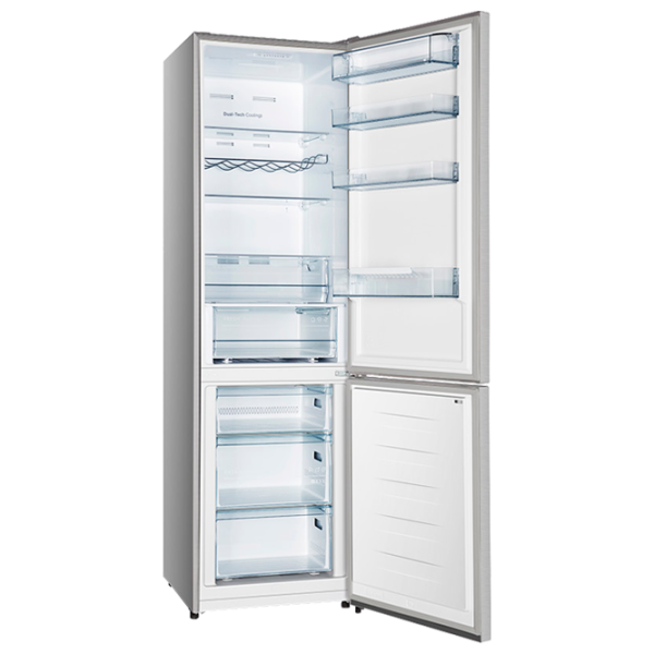 Frigider Hisense RB438N4EC2 cu congelator jos 334 l / 203 cm / Inox photo 4