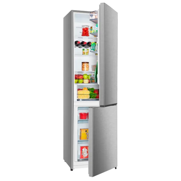 Frigider Hisense RB438N4EC2 cu congelator jos 334 l / 203 cm / Inox photo 6