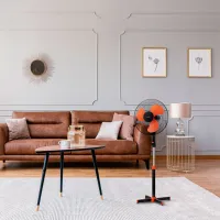 Ventilator Vitek VT-1926 60 W / Axial / Orange photo 6