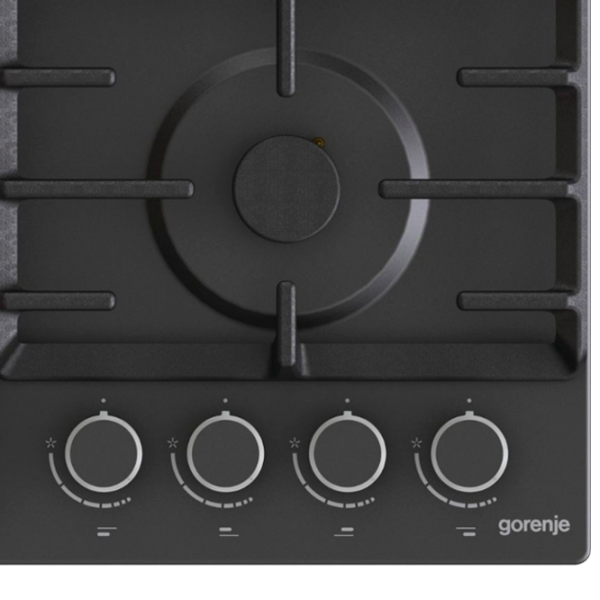 Plită încorporabilă pe gaz Gorenje GT 642 AB Black photo 6 Plită încorporabilă pe gaz Gorenje GT 642 AB Black photo 6
