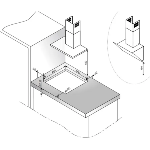 Индукционная варочная панель Hansa HHI601 Черный photo 3 Индукционная варочная панель Hansa HHI601 Черный photo 3