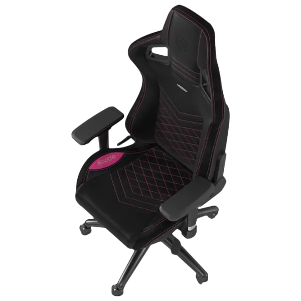 Игровое кресло NOBLECHAIRS EPIC Series Розовый Черный photo 3
