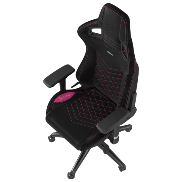 Игровое кресло NOBLECHAIRS EPIC Series Розовый Черный photo 3