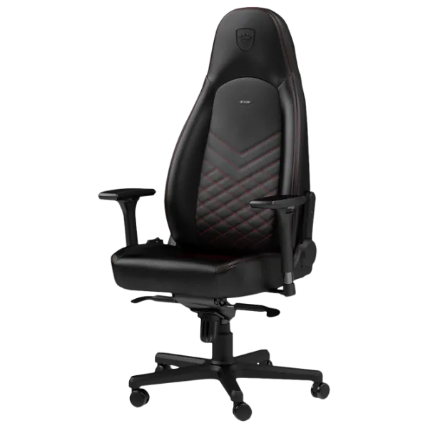 Scaun Gaming NOBLECHAIRS ICON Red Black photo 2
