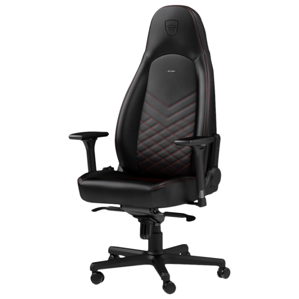 Scaun Gaming NOBLECHAIRS ICON Red Black photo 2