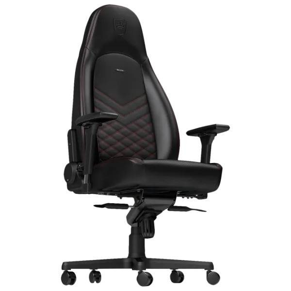 Scaun Gaming NOBLECHAIRS ICON Red Black photo 4