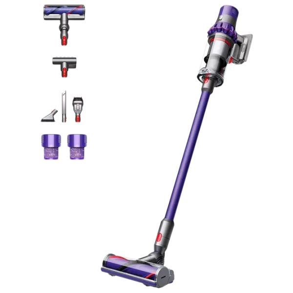 Вертикальный пылесос Dyson V10 Animal 610 Вт/ Серебристый Пурпурный photo 2