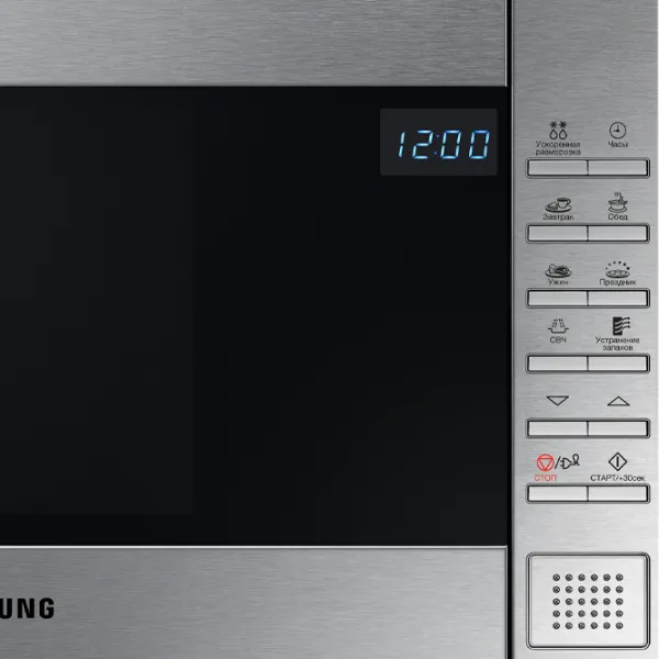Микроволновая печь Samsung ME88SUT/ BW Отдельно стоящий/ 800 Вт/ Нержавеющая сталь photo 5