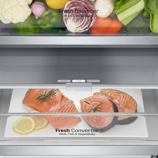 Frigider LG GA-B509SAUM cu congelator jos LINEARCooling/MetalFresh/DoorCooling+ photo 6