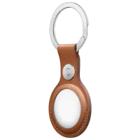Husă pentru smart tracker Apple Key Ring Saddle Brown photo 2