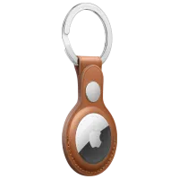 Husă pentru smart tracker Apple Key Ring Saddle Brown photo 3