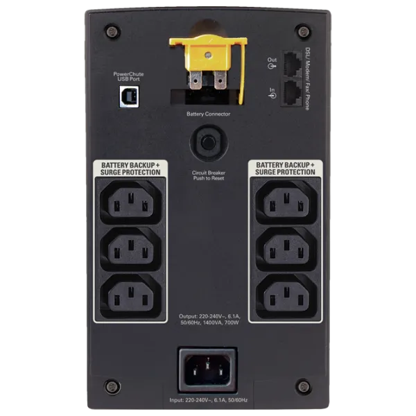 ИБП APC BX1400UI Черный photo 2