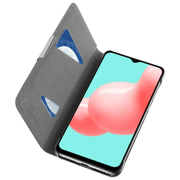 Husă pentru smartphone Samsung Galaxy A32 Cellularline/ Piele/ Black photo 2 Husă pentru smartphone Samsung Galaxy A32 Cellularline/ Piele/ Black photo 2