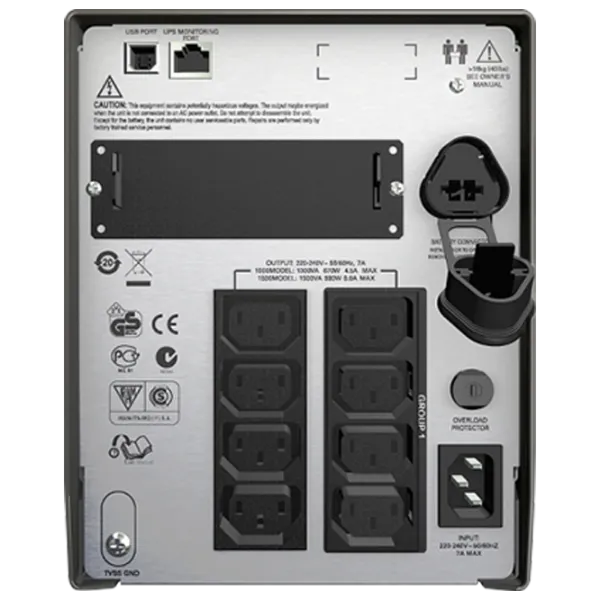 UPS APC SMT1000I Black photo 2