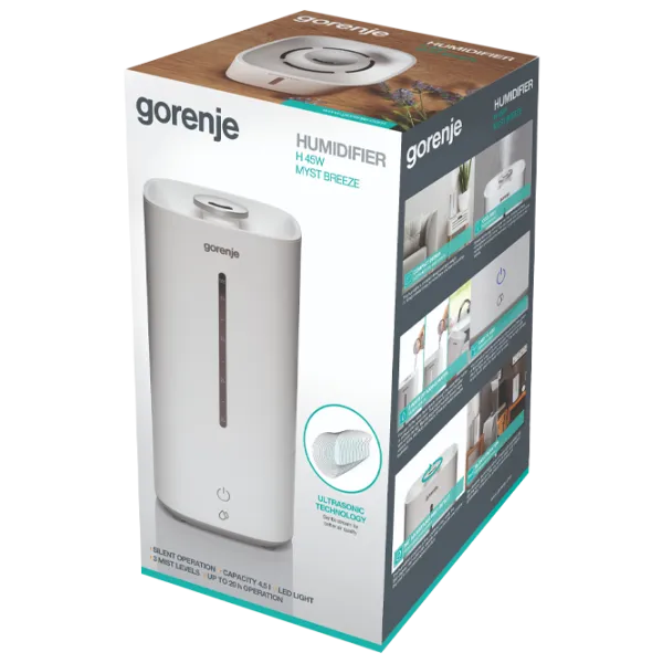 Umidificator de aer Gorenje H45W Cu ultrasunet/ White photo 5
