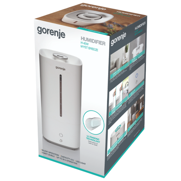 Umidificator de aer Gorenje H45W Cu ultrasunet/ White photo 5