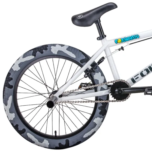 Bicicletă Forward Zigzag 20" 20.75" Oțel/ White Black photo 3