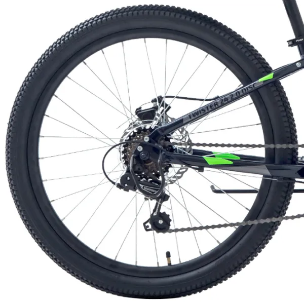 Bicicletă Forward Twister 24" 12" Aluminiu/ Black Green photo 4 Bicicletă Forward Twister 24" 12" Aluminiu/ Black Green photo 4
