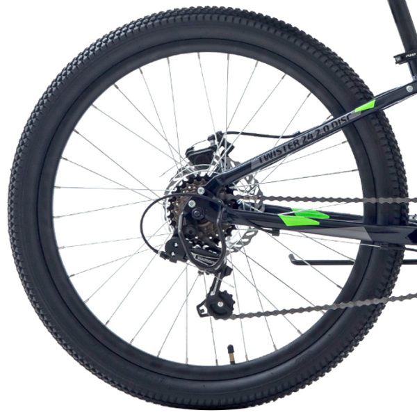 Bicicletă Forward Twister 24" 12" Aluminiu/ Black Green photo 4 Bicicletă Forward Twister 24" 12" Aluminiu/ Black Green photo 4
