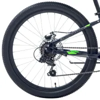 Велосипед Forward Twister 24" 12" Алюминий/ Черный Зелёный photo 4