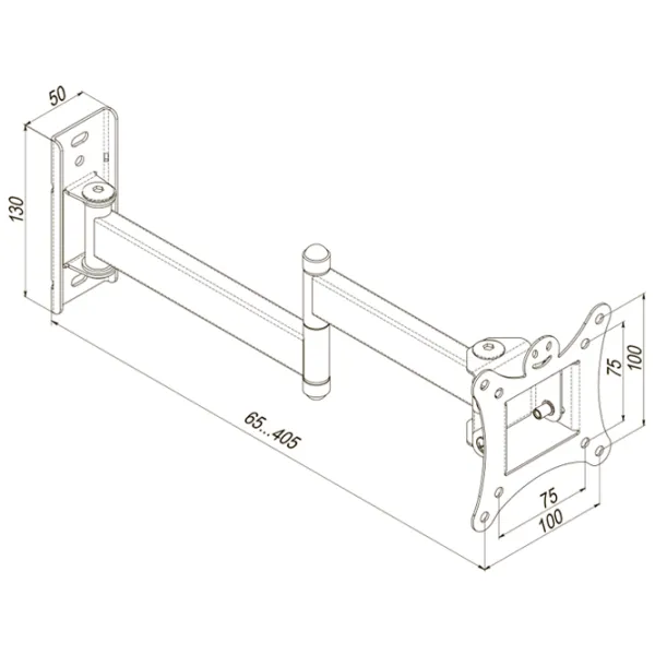 Кронштейн ТВ KSL WM113T VESA 100 x 100 мм photo 3