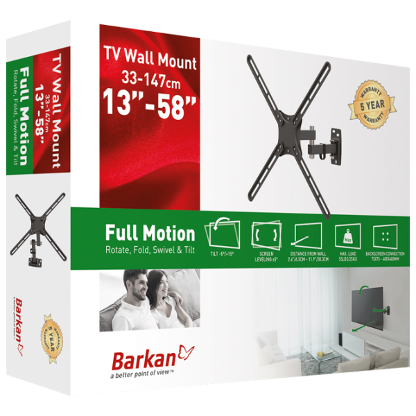 Suport TV Barkan E3423 VESA 400 x 400 mm photo 3