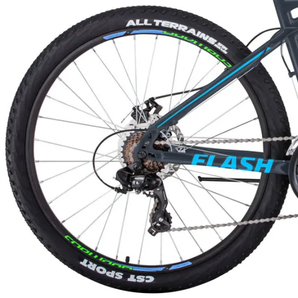 Велосипед Forward Flash 26" 17" Сталь/ Серый Матовый photo 4 Велосипед Forward Flash 26" 17" Сталь/ Серый Матовый photo 4
