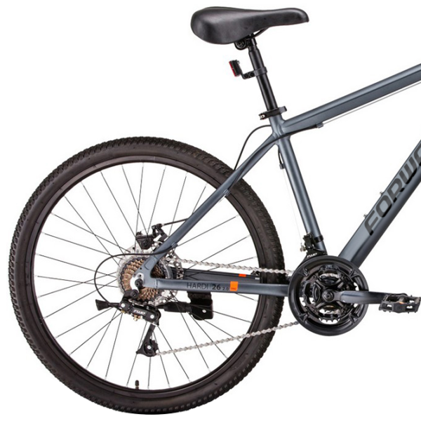 Велосипед Forward Hardi 26" 17" Алюминий/ Серый Матовый photo 3 Велосипед Forward Hardi 26" 17" Алюминий/ Серый Матовый photo 3