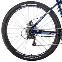 Велосипед Forward Sporting 27.5" 19" Сталь/ Синий Серый photo 3