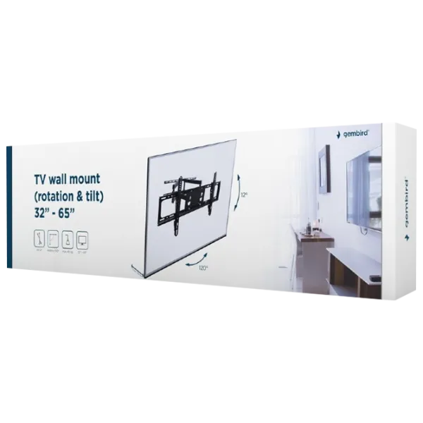 Suport TV Gembird WM-65RT-03 VESA 600 x 400 mm photo 2 Suport TV Gembird WM-65RT-03 VESA 600 x 400 mm photo 2