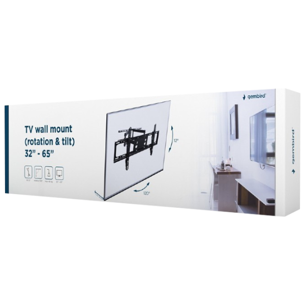 Suport TV Gembird WM-65RT-03 VESA 600 x 400 mm photo 2 Suport TV Gembird WM-65RT-03 VESA 600 x 400 mm photo 2