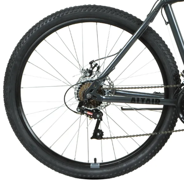 Велосипед Altair MTB HT 27.5" 19" Сталь/ Серый Черный photo 2 Велосипед Altair MTB HT 27.5" 19" Сталь/ Серый Черный photo 2