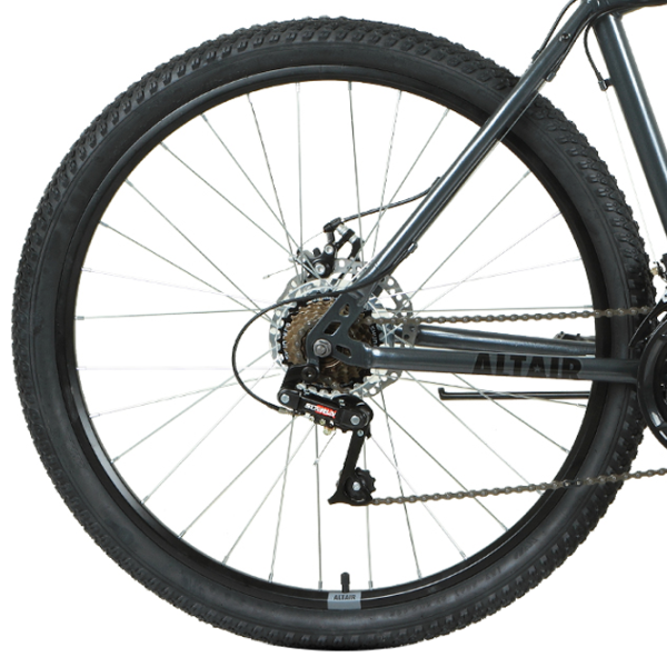 Велосипед Altair MTB HT 27.5" 19" Сталь/ Серый Черный photo 2 Велосипед Altair MTB HT 27.5" 19" Сталь/ Серый Черный photo 2