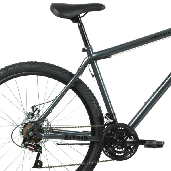 Велосипед Altair MTB HT 27.5" 19" Сталь/ Серый Черный photo 3 Велосипед Altair MTB HT 27.5" 19" Сталь/ Серый Черный photo 3