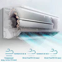 Aparat de aer condiționat Samsung AR09AXAAAWKNER 9000 BTU/ 25 m²/ White photo 6