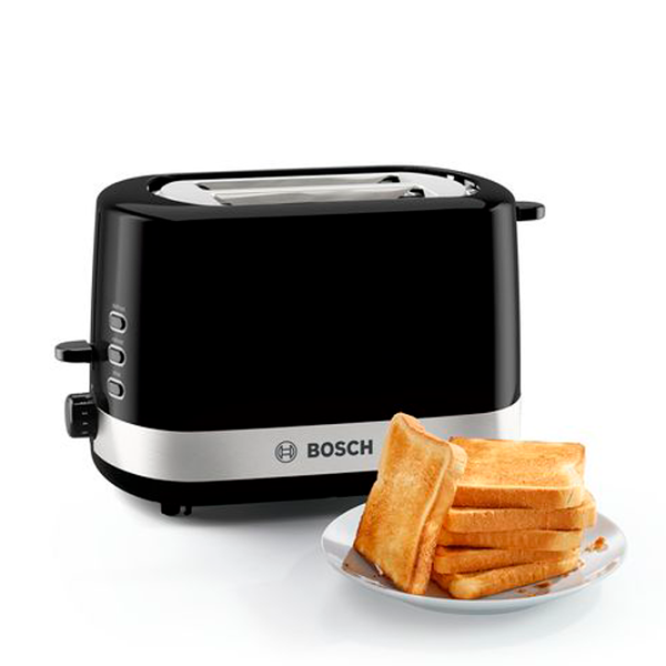 Тостер Bosch TAT7403 Механическое/ 800 Вт/ Черный photo 2