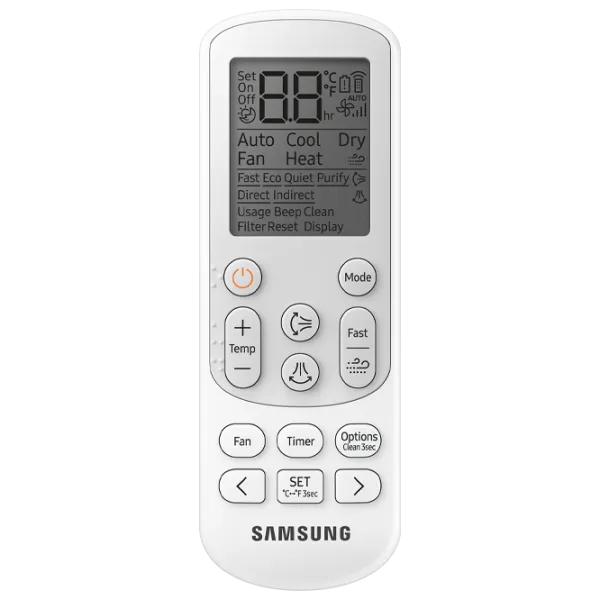 Кондиционер Samsung AR24ASHCBWKNER 24000 БТЕ/ 65 м2/ White photo 6