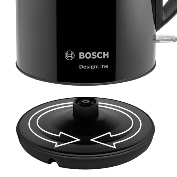 Ceainic electric Bosch TWK3P423 1.7l / Ascuns / Black photo 4