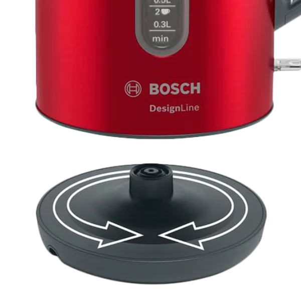 Ceainic electric Bosch TWK4P434 1.7l / Ascuns / Red photo 4