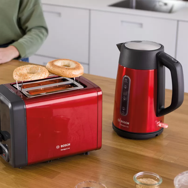 Ceainic electric Bosch TWK4P434 1.7l / Ascuns / Red photo 8