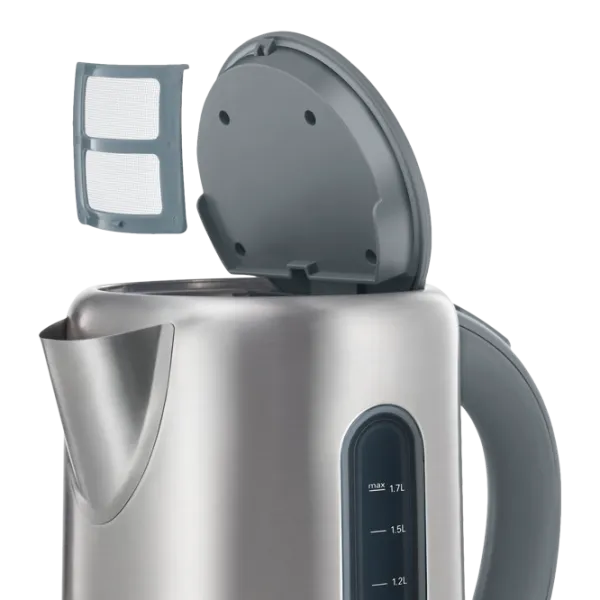 Ceainic electric Bosch TWK7901 1.7l / Închis / Inox photo 3