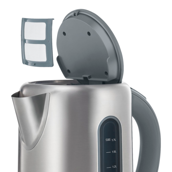 Ceainic electric Bosch TWK7901 1.7l / Închis / Inox photo 3
