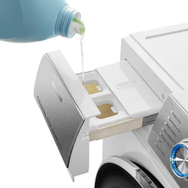 Mașină de spălat cu uscător Hisense WDQR1014EVAJM 10 kg / 1400 rpm / White photo 5