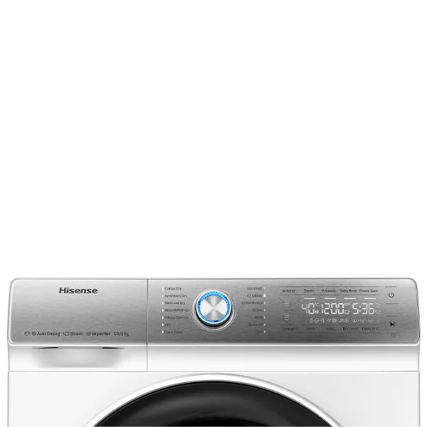 Mașină de spălat cu uscător Hisense WDQR1014EVAJM 10 kg / 1400 rpm / White photo 6