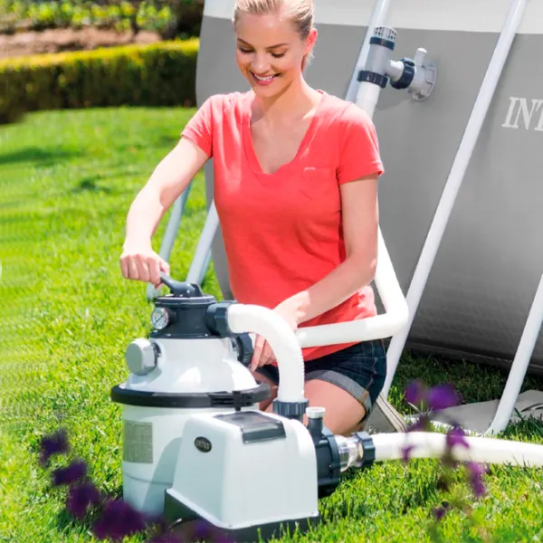 Pompă-filtru cu nisip Intex 26644 White photo 5
