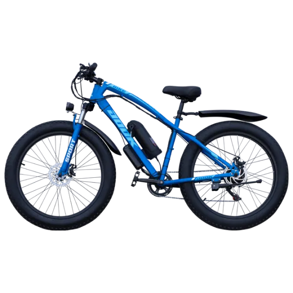 Bicicletă electrică Roadking Fat Tyre 26" Munte/ Blue photo 3 Bicicletă electrică Roadking Fat Tyre 26" Munte/ Blue photo 3