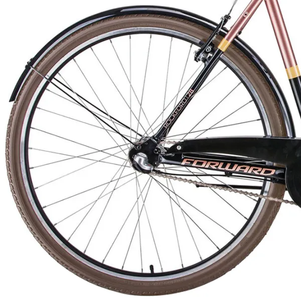 Bicicletă Forward Rockford 28" 21" Aluminiu/ Black Pink photo 2