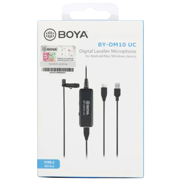 Микрофон Boya BY-DM10 UC Черный photo 4