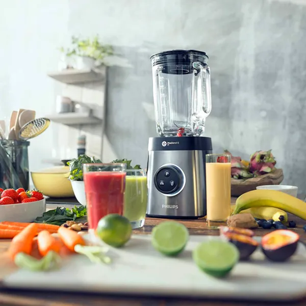 Blender staționar Philips HR3655/00 1400 W / Silver photo 4